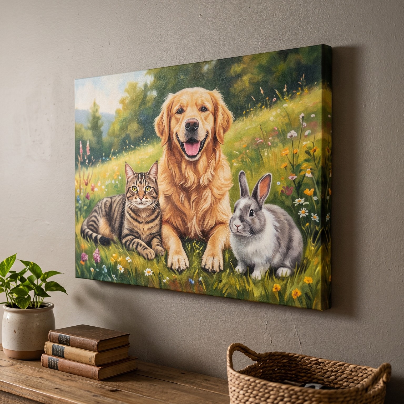 2D Service Foto op Canvas