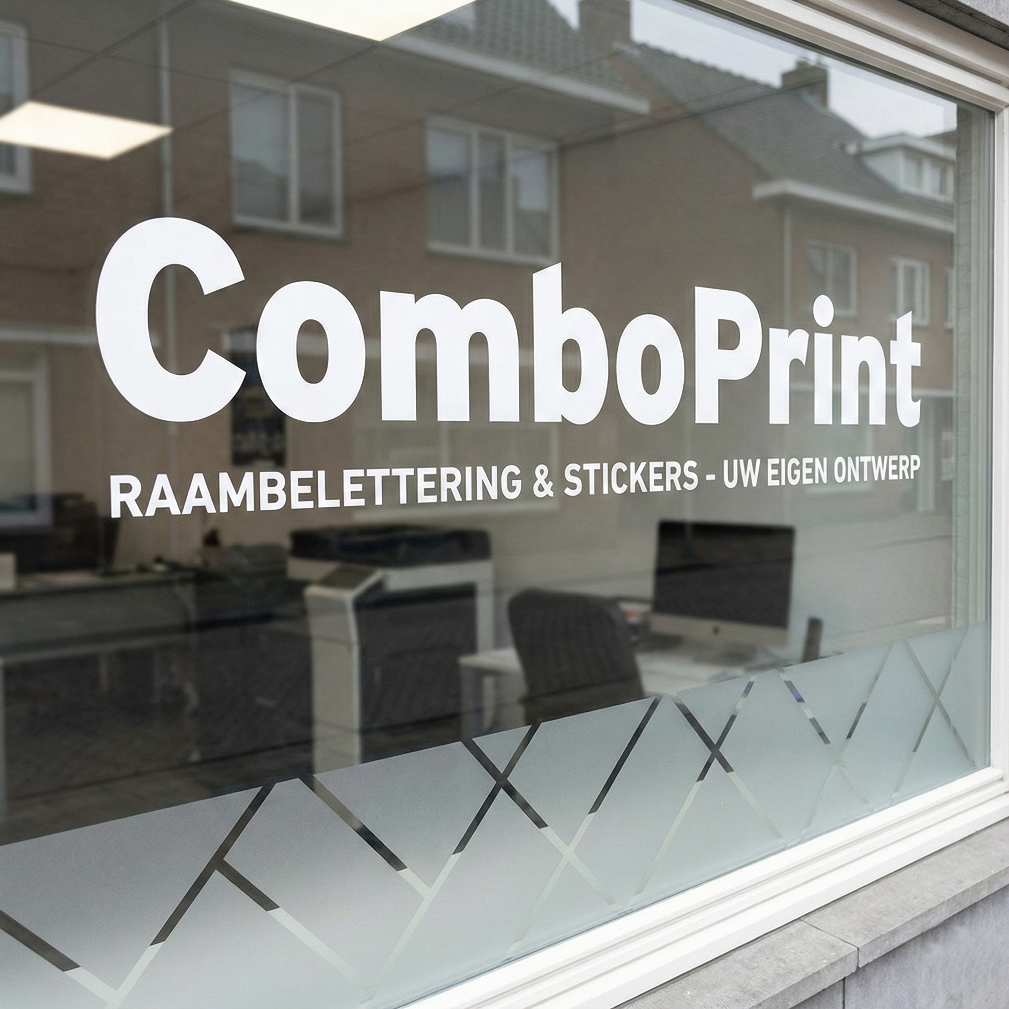2D Service Raamstickers en Belettering
